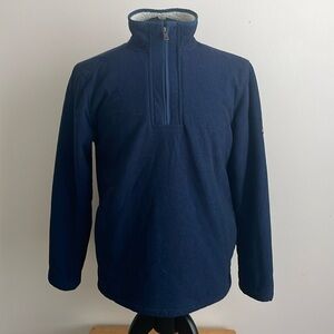 Orvis Lined 1/4 Zip Sweater Size Medium